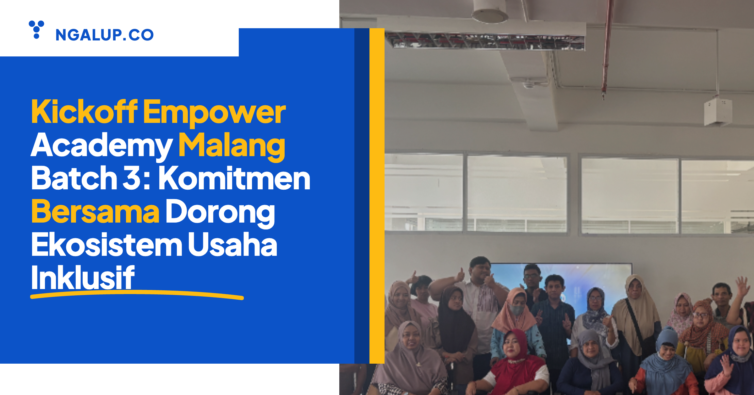 Kickoff empower academy malang batch 3