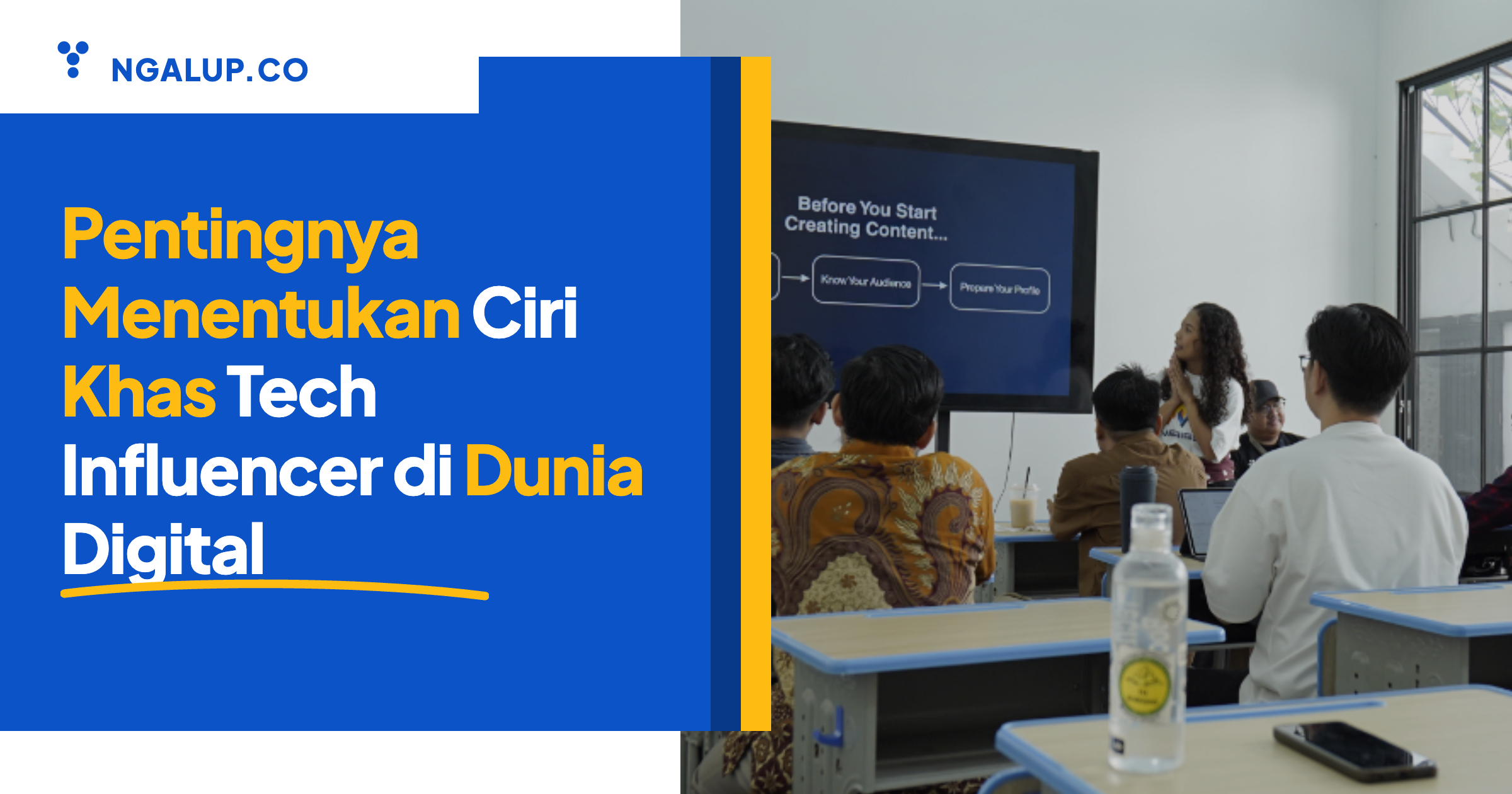 Pentingnya menentukan ciri khas tech influencer