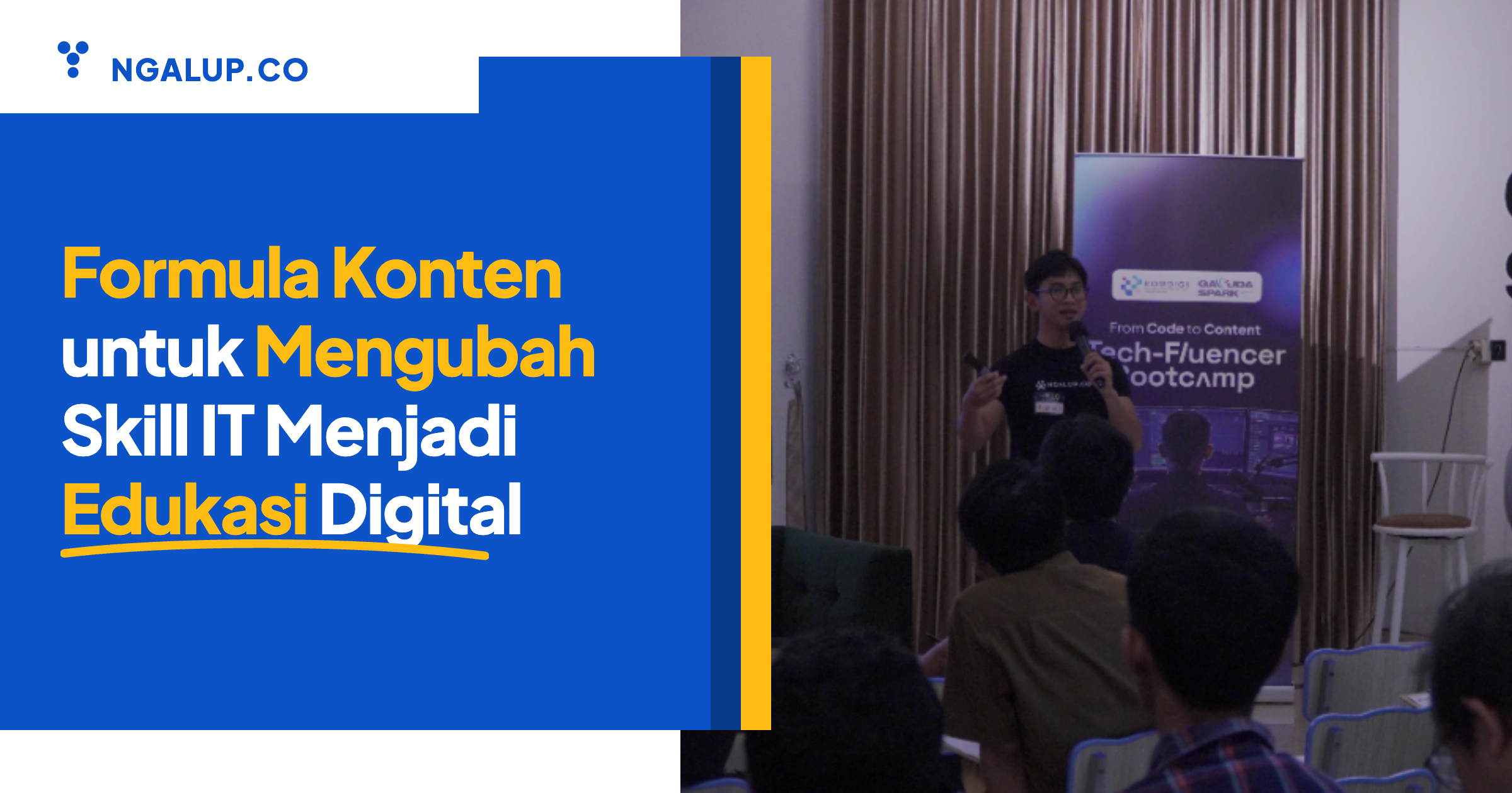 Formula konten untuk mengubah skill it menjadi edukasi digital