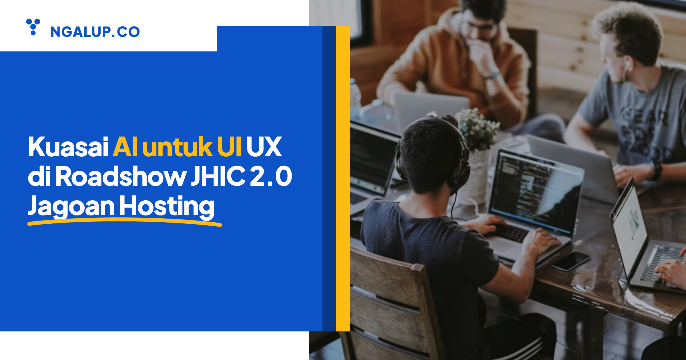 Kuasai ai untuk ui ux di Roadshow Jagoan Hosting