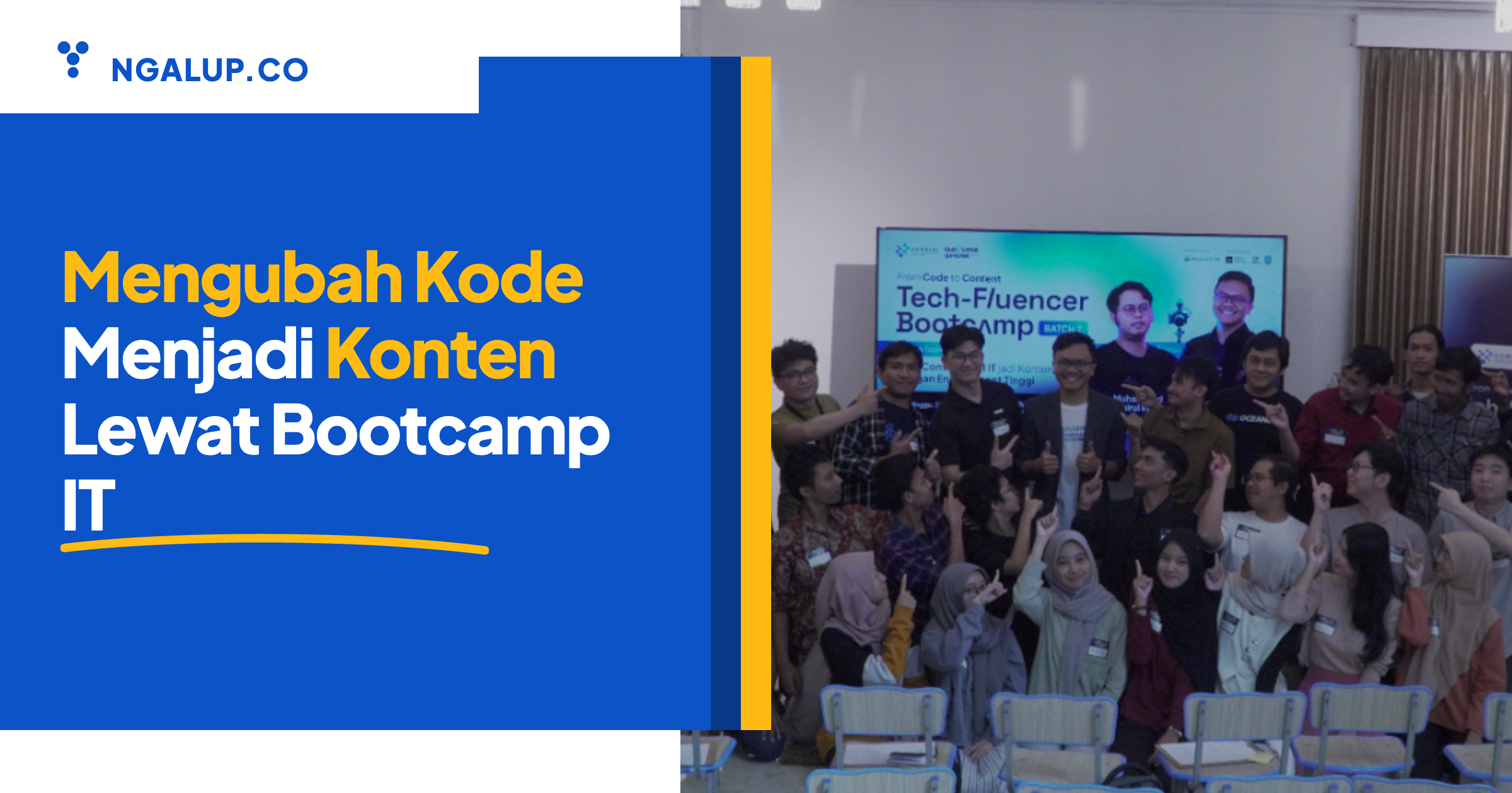 Mengubah kode menjadi konten lewat bootcamp