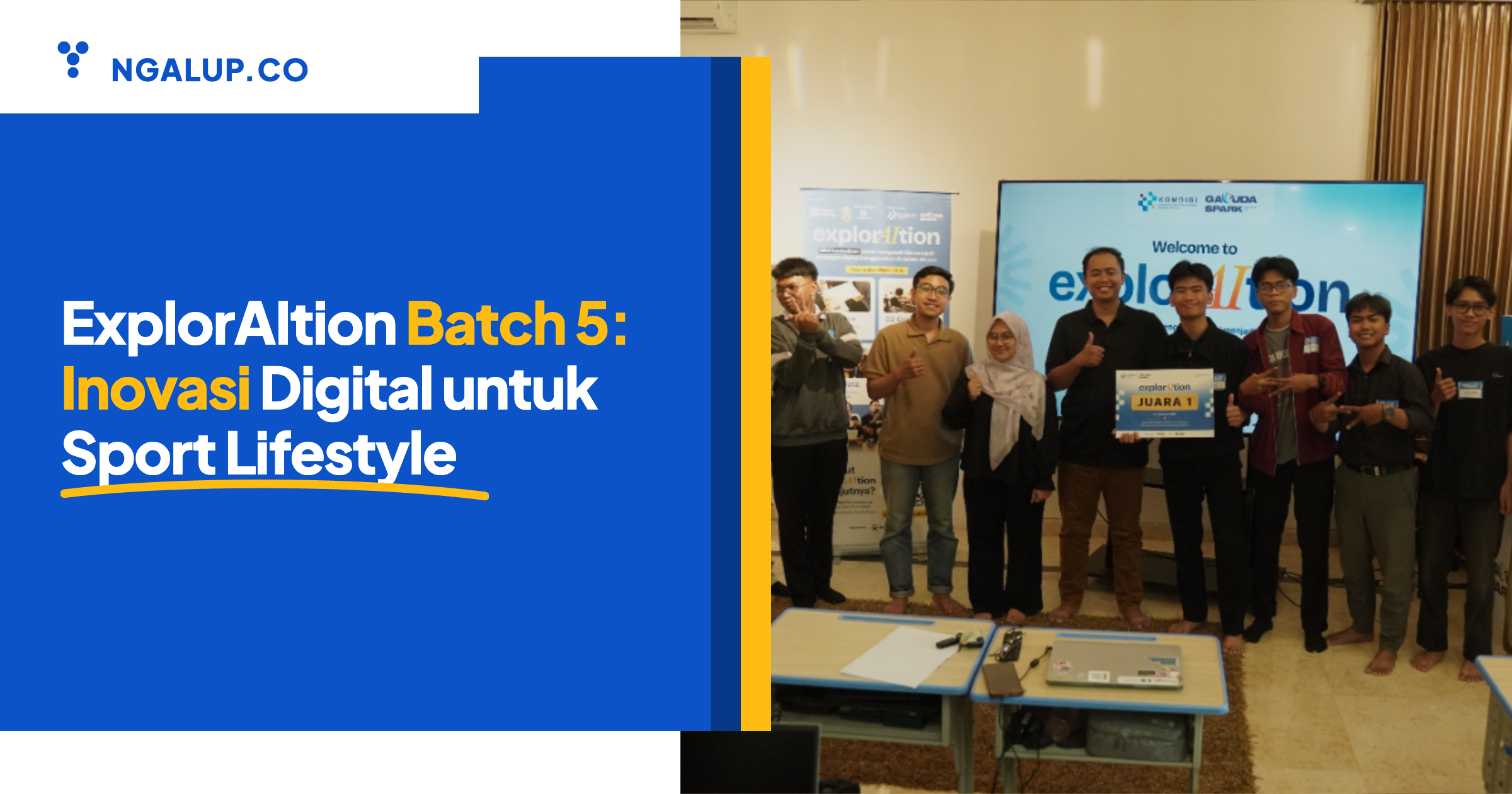 Exploraltion batch 5 inovasi digital untuk sport lifestyle