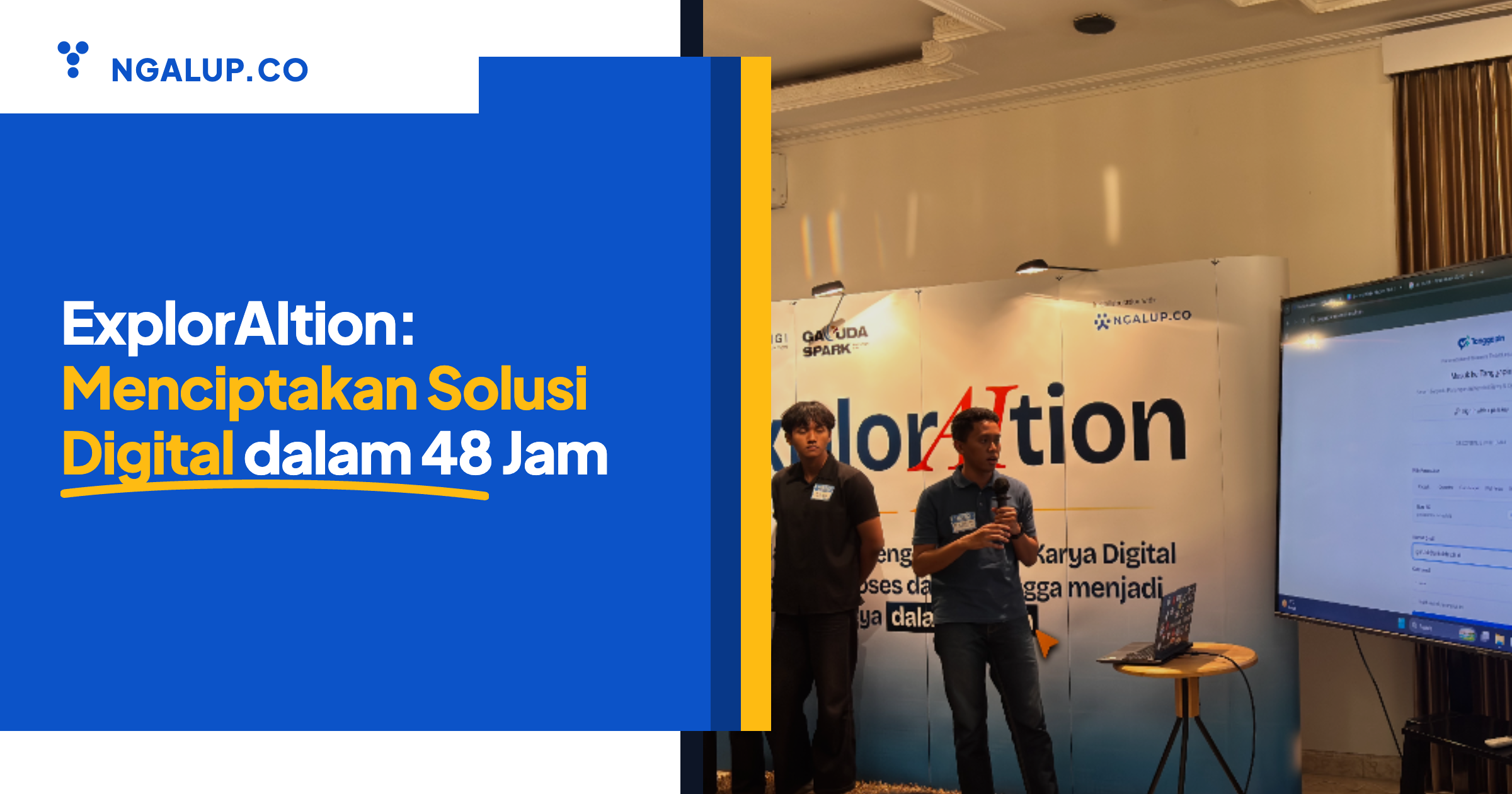 Exploraltion menciptakan solusi digital dalam 48 jam